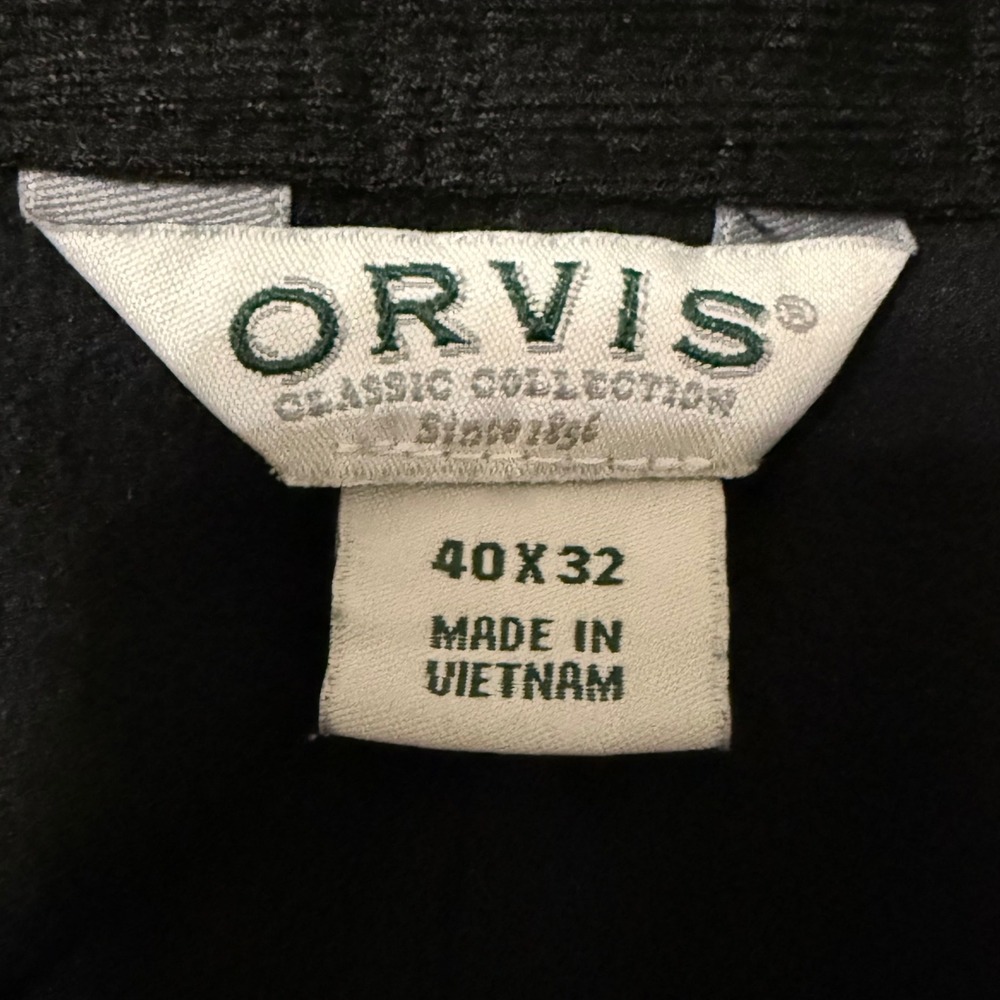 Orvis Classic Collection Mens Performance Outdoor‎ Hiking Pants Navy Blue 40x32 - Picture 6 of 10
